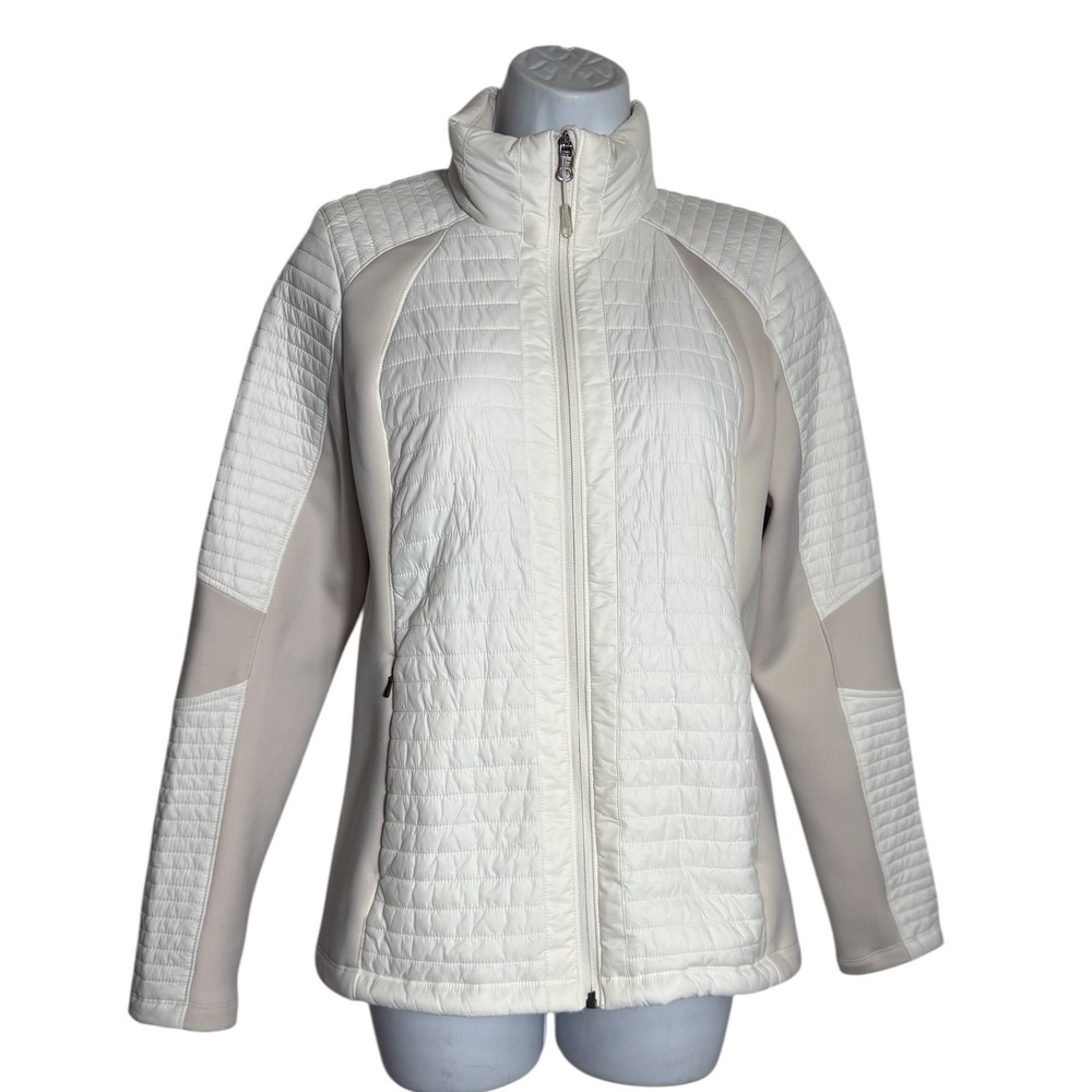 CALIA by Carrie‎ Underwood Cream Coat Size Small Quilted Puffer Jacket Light